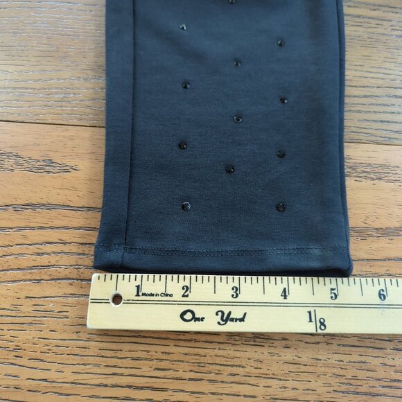 M Magaschoni Womens 1X Black‎ Pants Embellished Stretch Skinny Leg - Picture 14 of 14